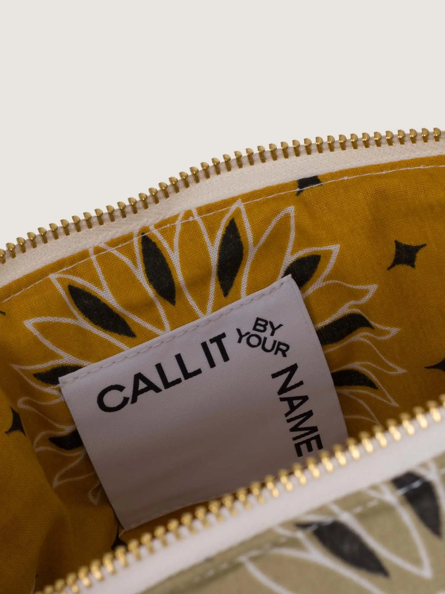 Call It By Your Name Vanity Pouch - Champignon - Large