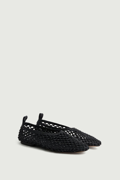 Soeur Tosca Braided Leather Ballet Flats