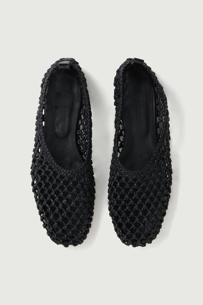 Soeur Tosca Braided Leather Ballet Flats