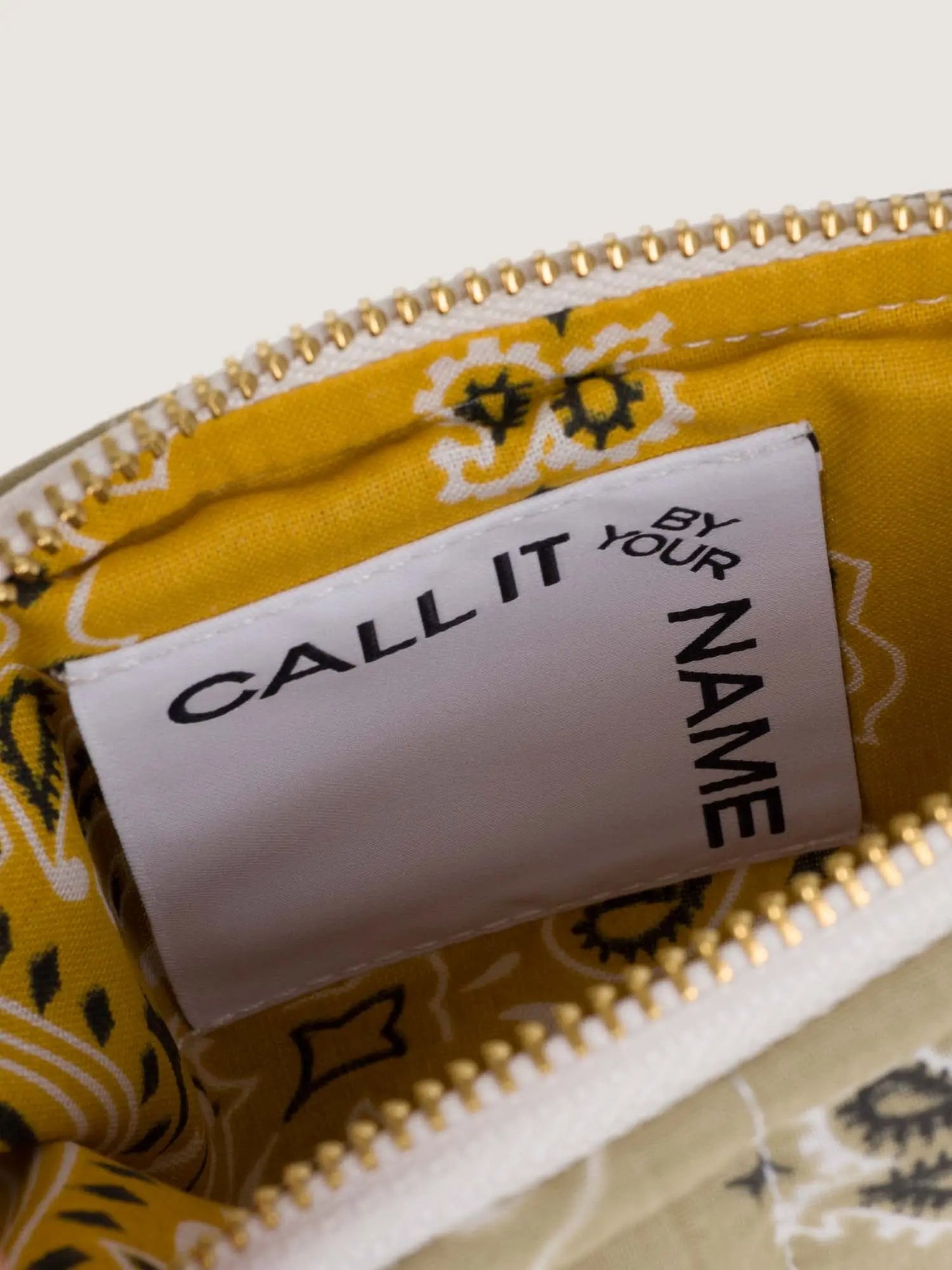 Call It By Your Name Mini Zipped Quilted Pouch