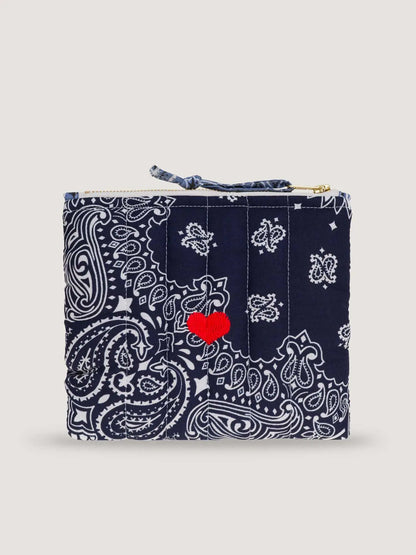 Call It By Your Name Mini Zipped Quilted Pouch