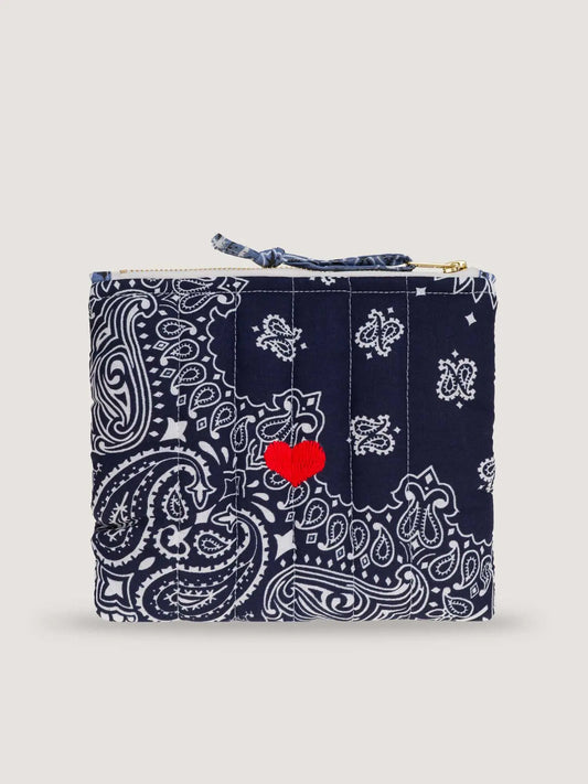 Call It By Your Name Mini Zipped Quilted Pouch