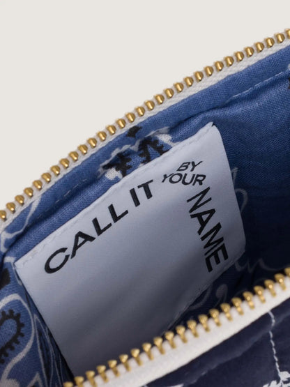 Call It By Your Name Mini Zipped Quilted Pouch
