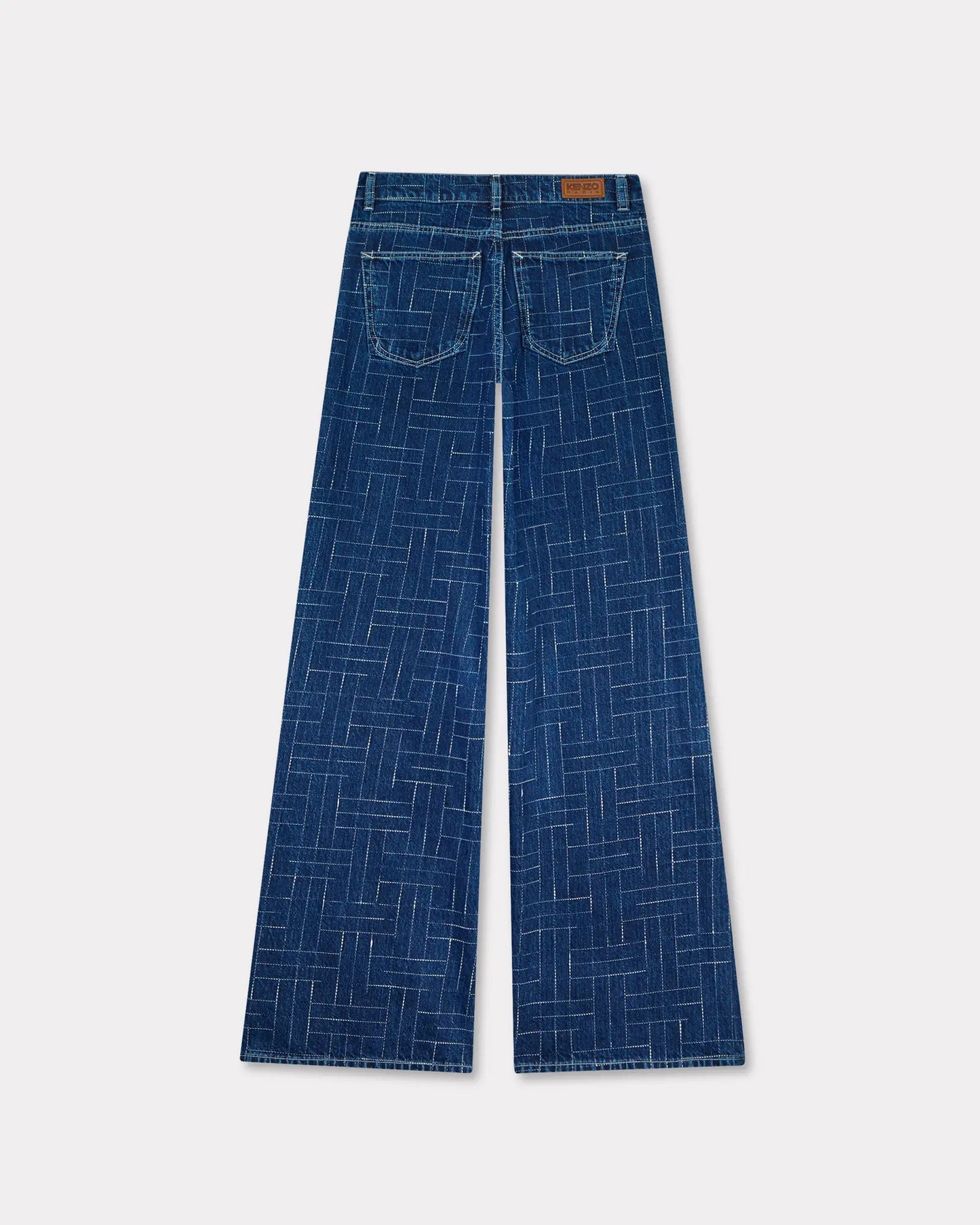 KENZO Weave AYAME wide pants in japanese denim