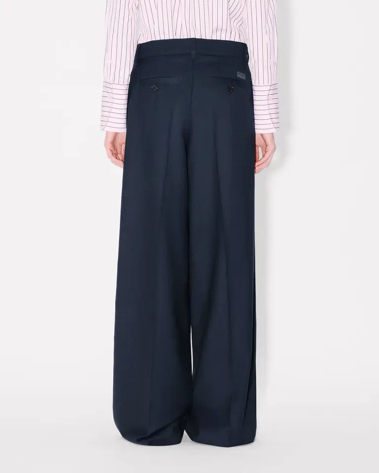 KENZO 'Weave' wide leg pants