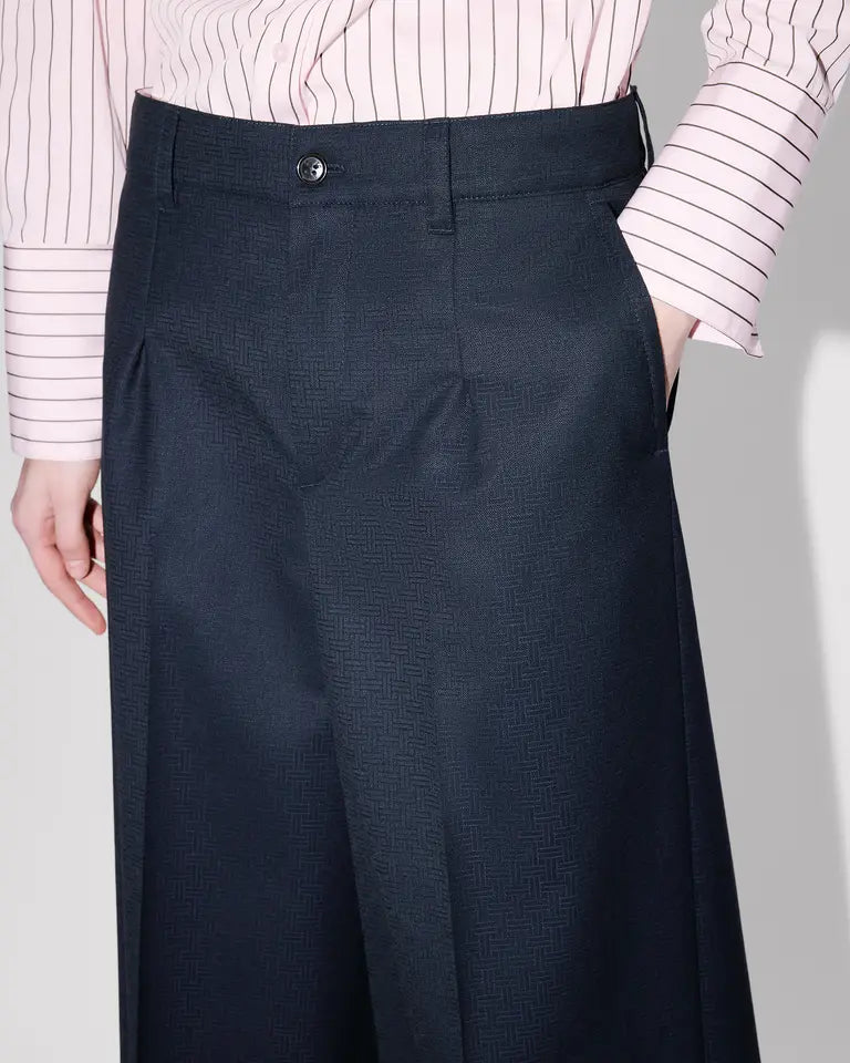 KENZO 'Weave' wide leg pants
