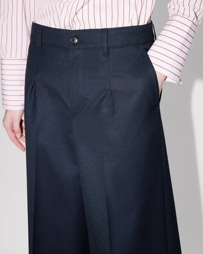 KENZO 'Weave' wide leg pants
