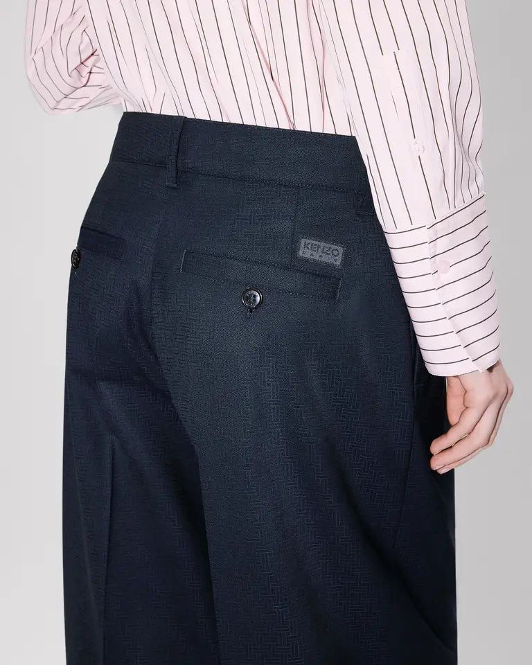 KENZO 'Weave' wide leg pants