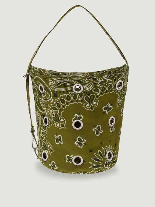 Call It By Your Name Eyelet Bucket Bag