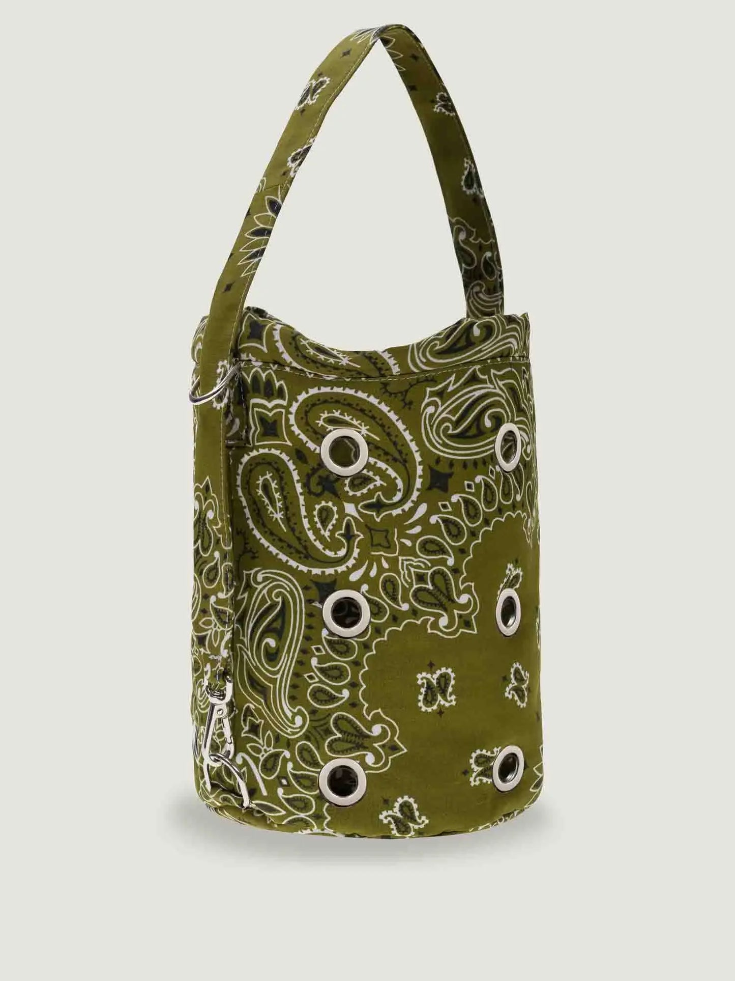 Call It By Your Name Eyelet Bucket Bag