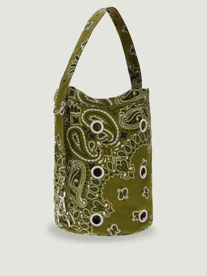 Call It By Your Name Eyelet Bucket Bag
