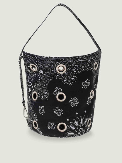 Call It By Your Name Eyelet Bucket Bag