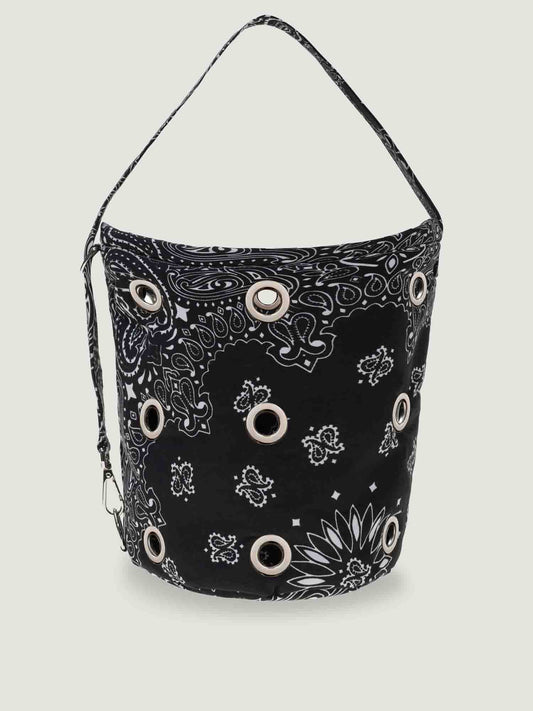 Call It By Your Name Eyelet Bucket Bag