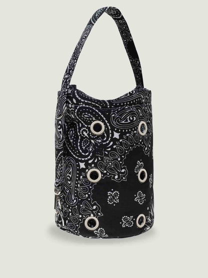 Call It By Your Name Eyelet Bucket Bag