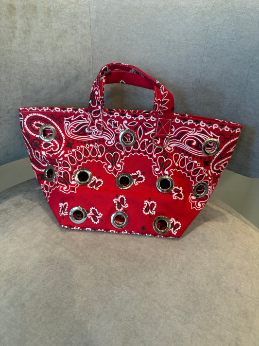 Call It By Your Name Eyelet Mini Basket