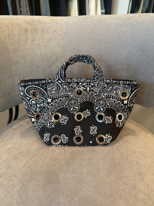 Call It By Your Name Eyelet Mini Basket