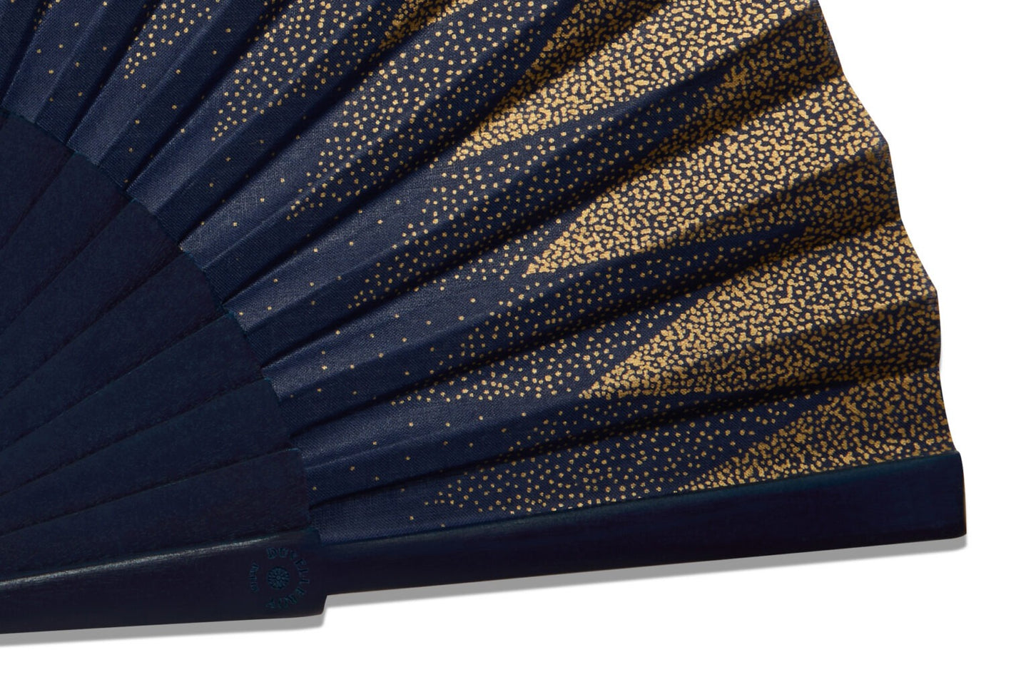 Duvelleroy Blue Night Point de Hongrie Hand Fan