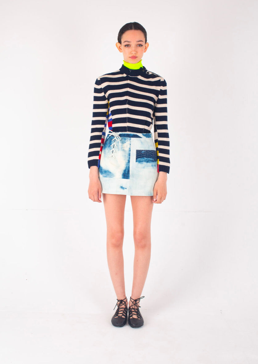 La Fetiche Mae Breton Striped Sailor Sweater