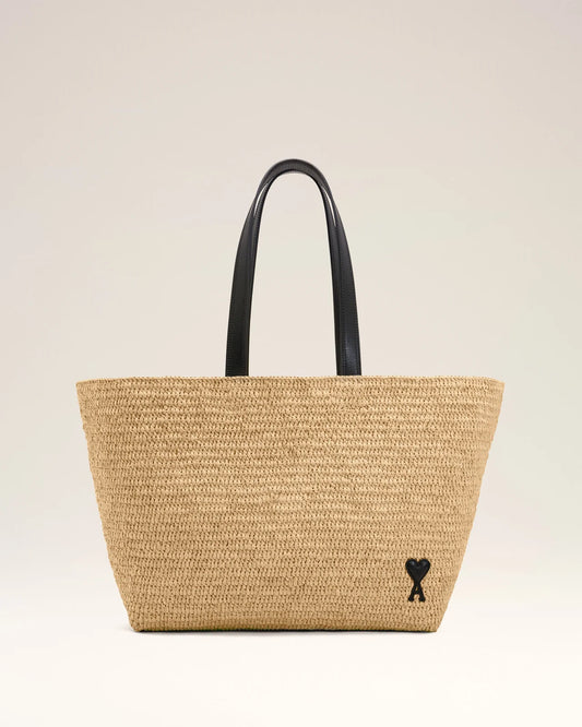 Ami Natural Rafia Tote Bag