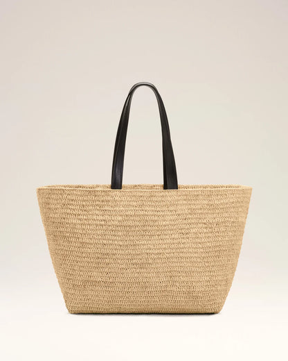 Ami Natural Rafia Tote Bag