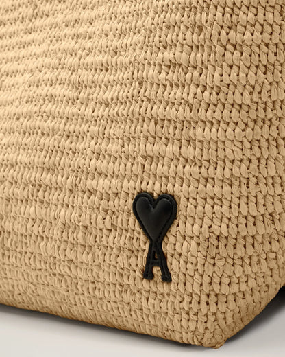 Ami Natural Rafia Tote Bag
