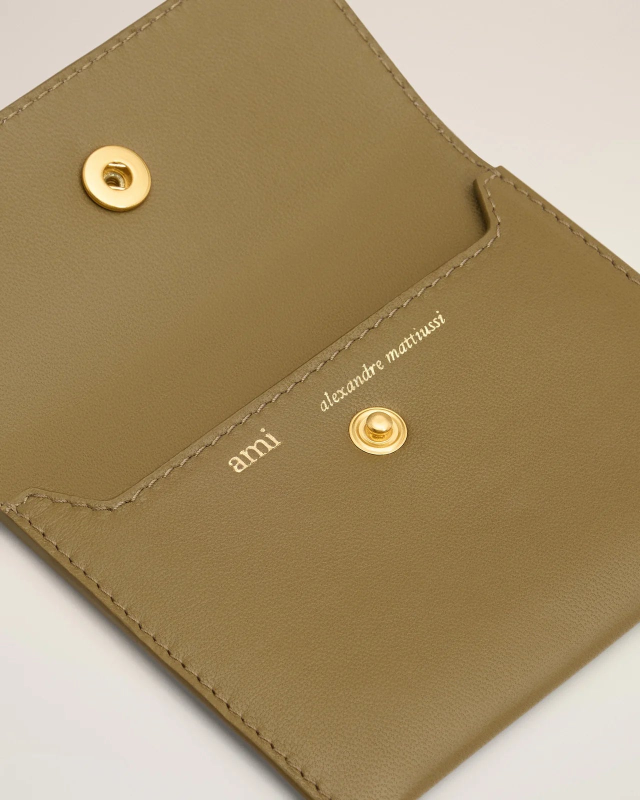Ami Leather Carrousel Folded Card Holder