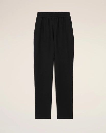 Ami Linen Blend Elasticated Waist Trousers