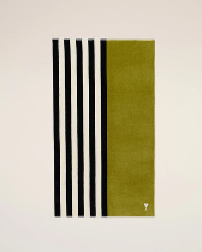 Ami de Coeur cotton striped beach towel