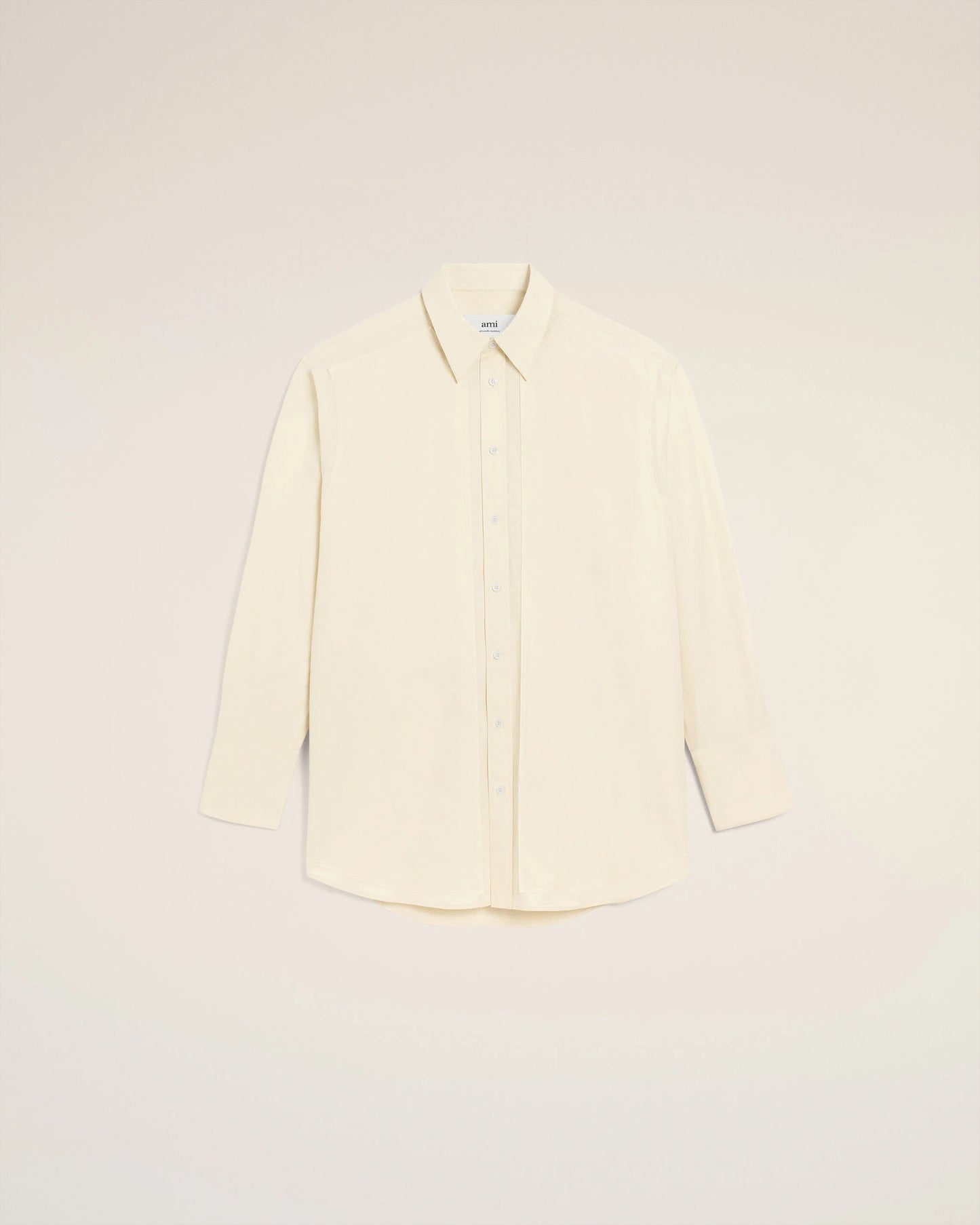 Ami Raw Edged Stitching Oversized Shirt