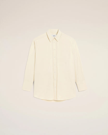 Ami Raw Edged Stitching Oversized Shirt