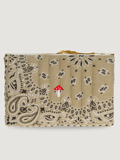 Call It By Your Name Zipped Quilted Pouch