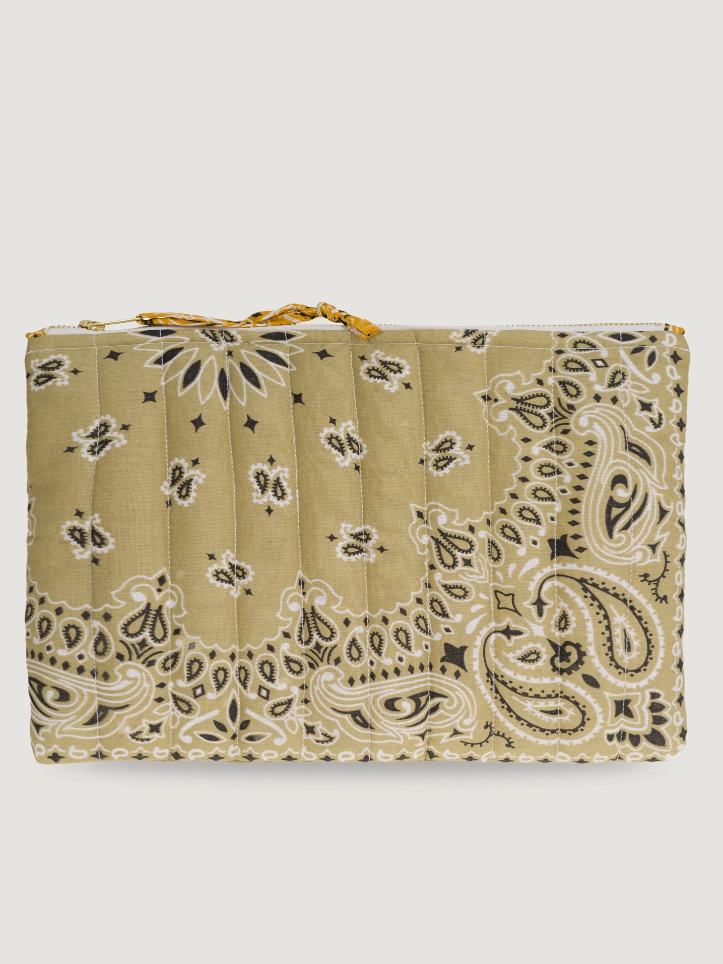Call It By Your Name Zipped Quilted Pouch
