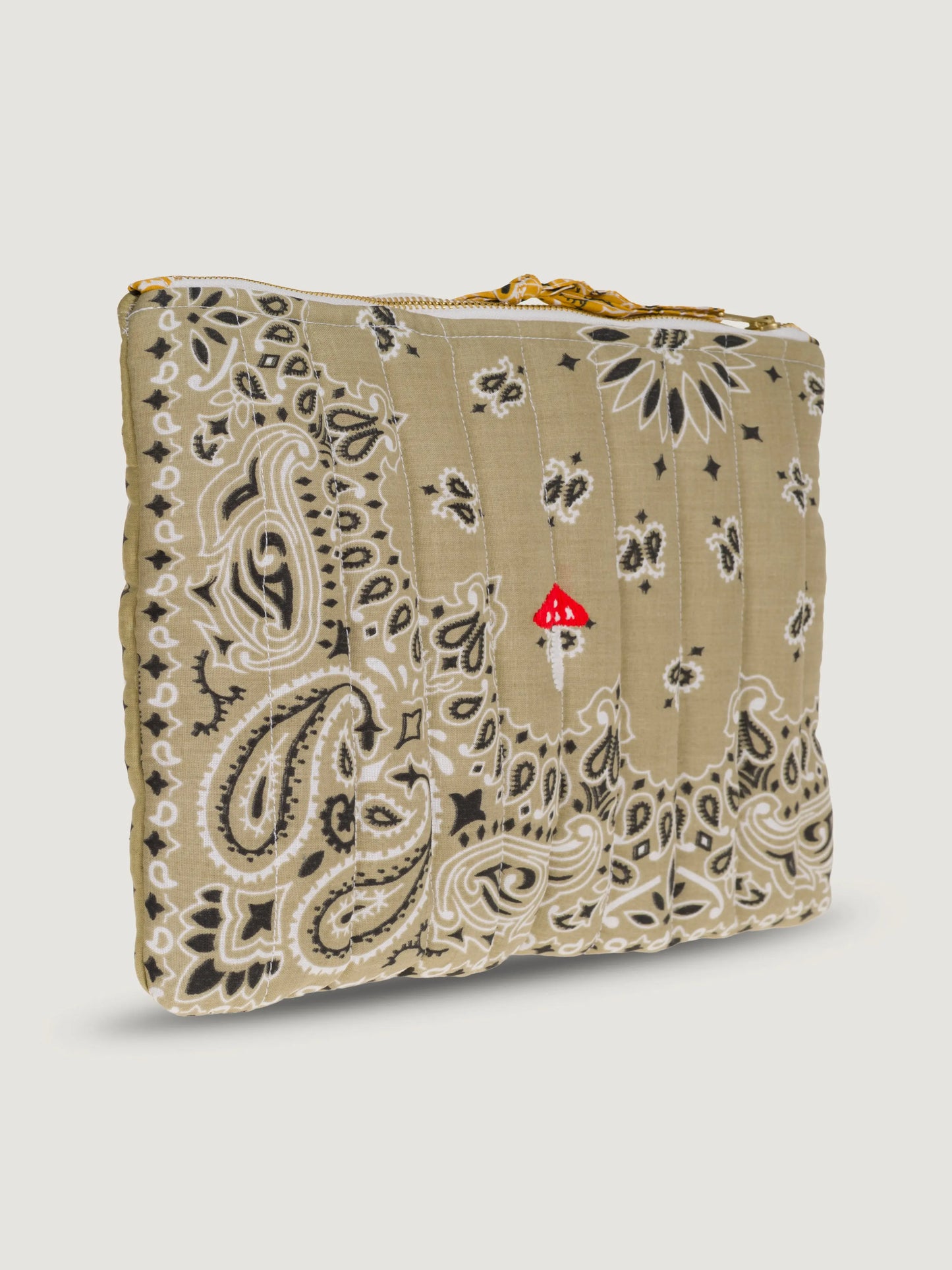 Call It By Your Name Zipped Quilted Pouch