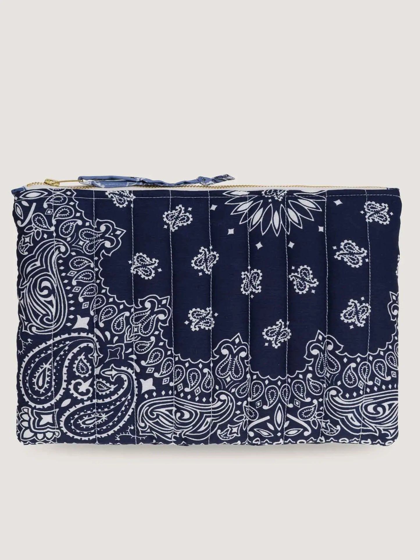 Call It By Your Name Zipped Quilted Pouch - Heart