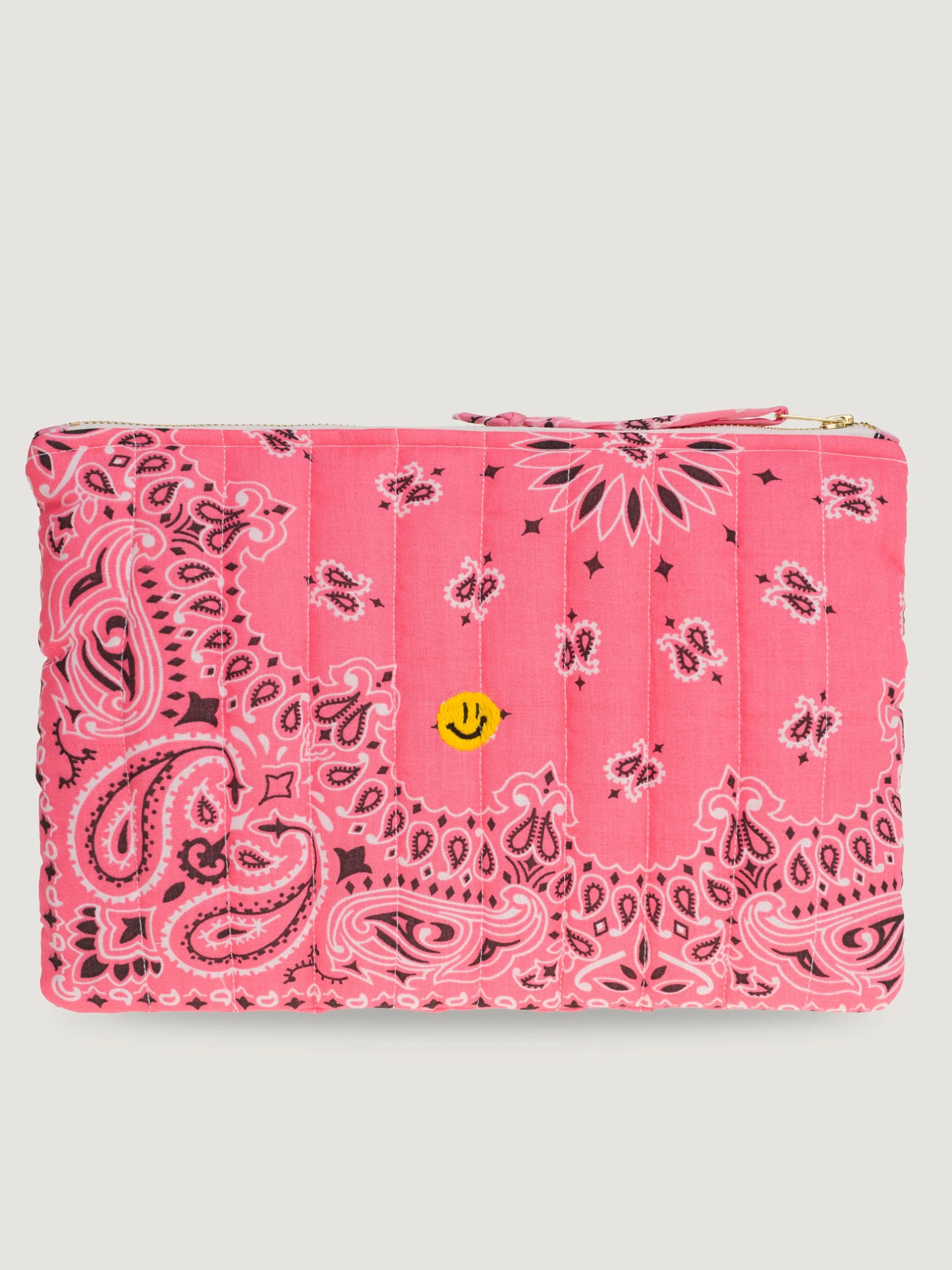 Call It By Your Name Zipped Quilted Pouch