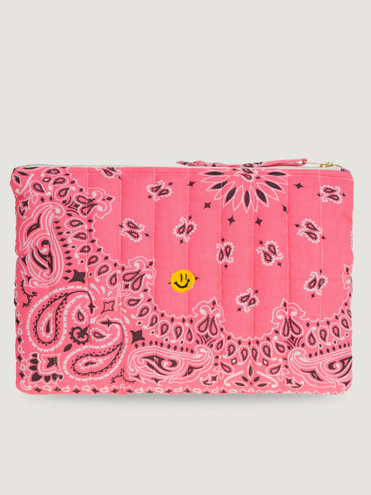 Call It By Your Name Zipped Quilted Pouch