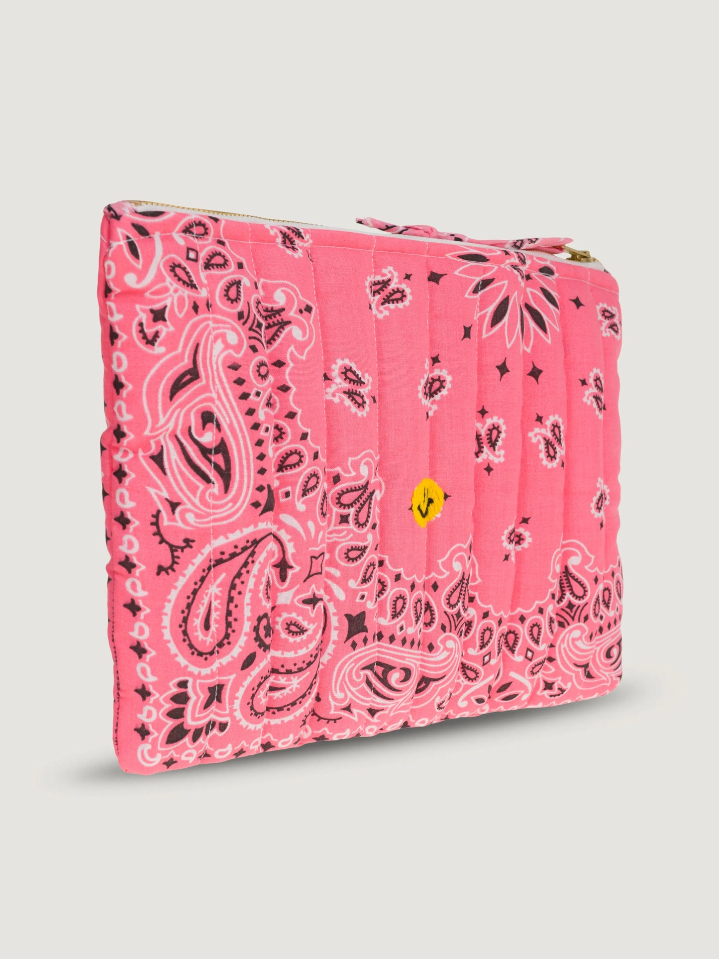 Call It By Your Name Zipped Quilted Pouch