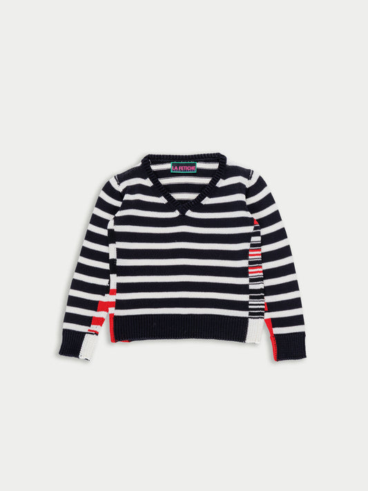 La Fetiche Mitzi Striped Sweater