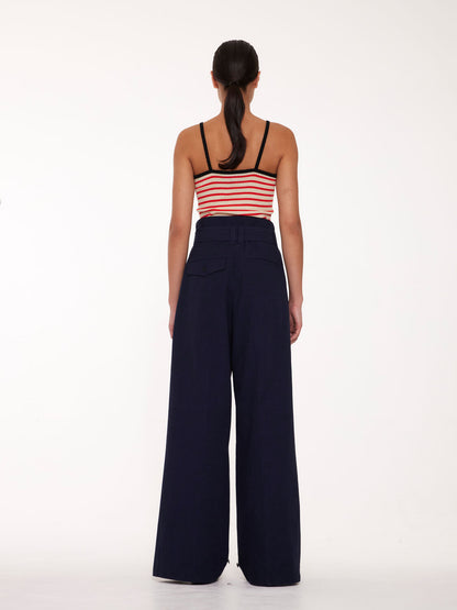 La Fetiche Jade Striped Camisole