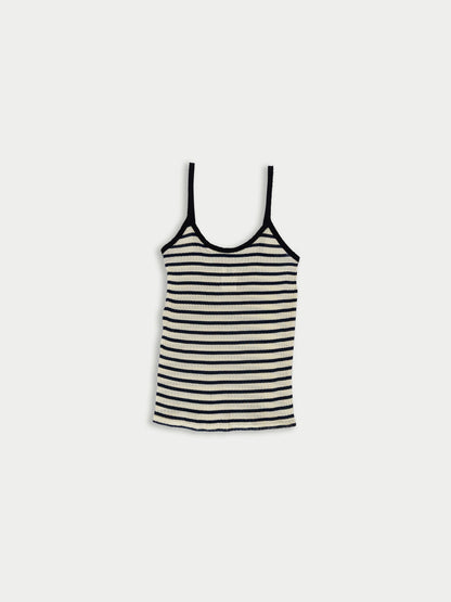 La Fetiche Jade Striped Camisole