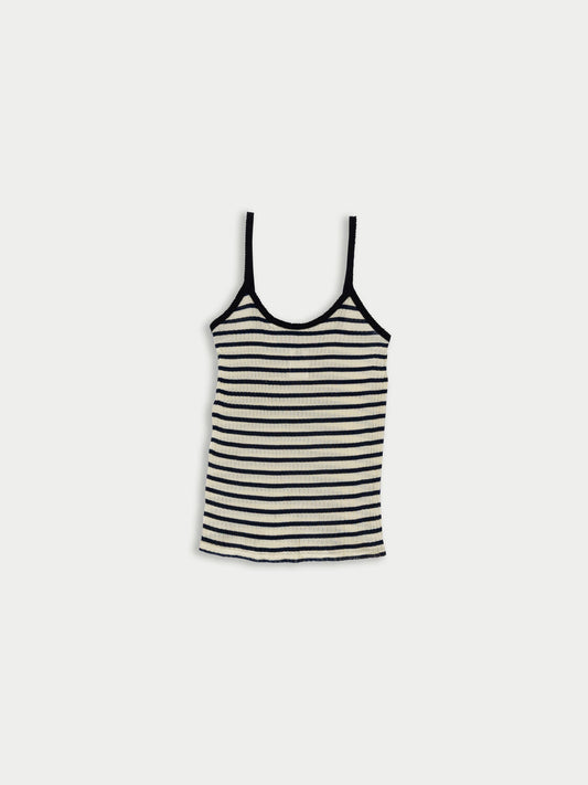 La Fetiche Jade Striped Camisole