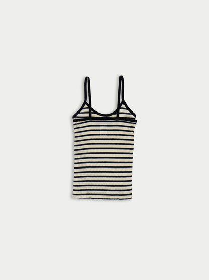 La Fetiche Jade Striped Camisole