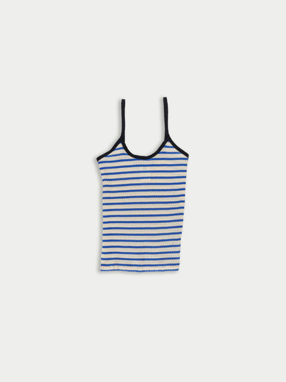 La Fetiche Jade Striped Camisole