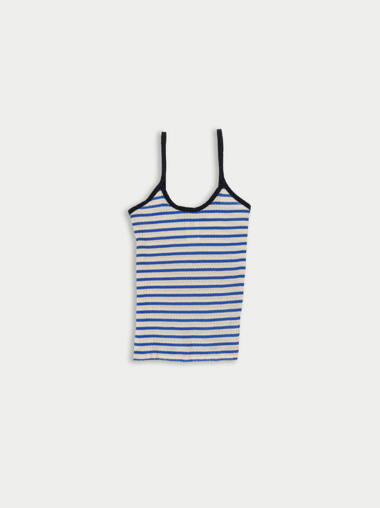La Fetiche Jade Striped Camisole