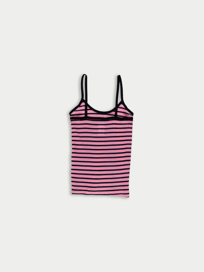 La Fetiche Jade Striped Camisole