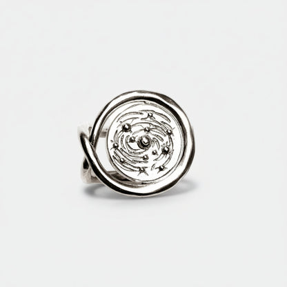 LAH Paris Galaxy Signet Ring - Passivated 925 Silver