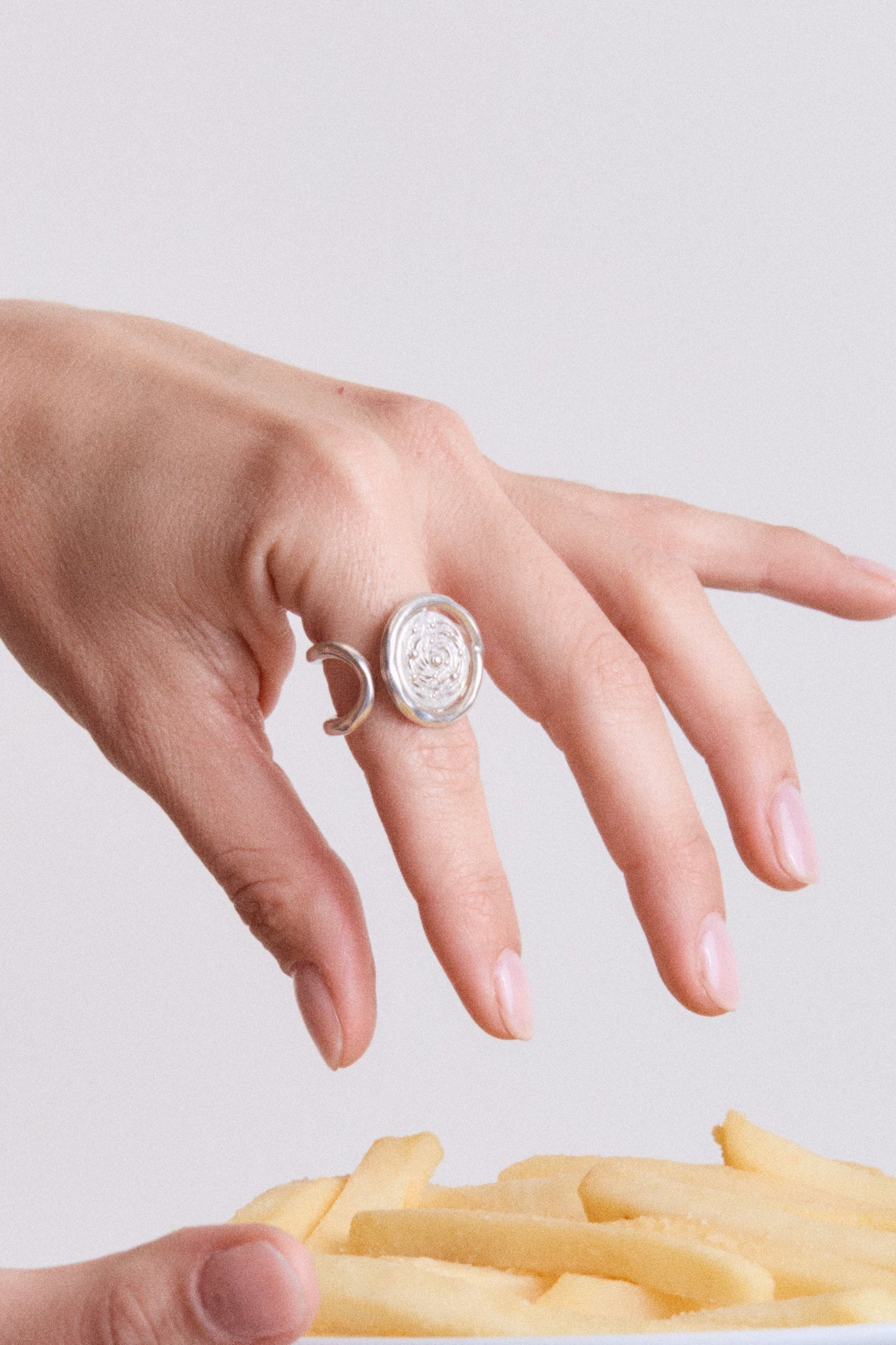 LAH Paris Galaxy Signet Ring - Passivated 925 Silver