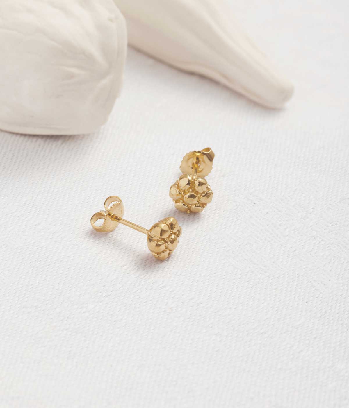 LAH Paris Enlacer Inverted Hoop Earrings - 18K Gold Vermeil