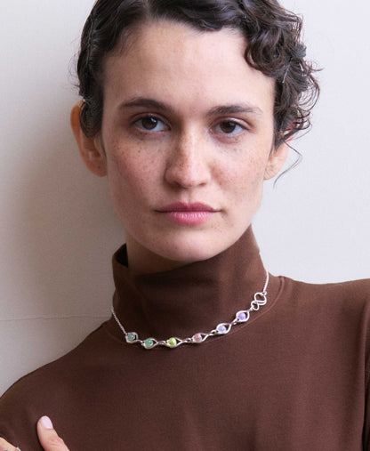 LAH Mini Galaxy Gelato Necklace in Passivated 925 Silver