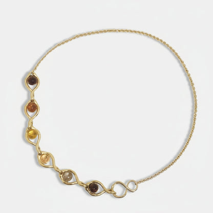 LAH Mini Galaxy Necklace in 18K Gold Vermeil